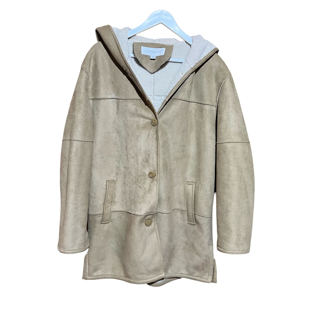 Vintage Luz Claiborne Suede Penny Lane Coat